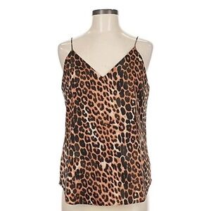 Leopard Print V-Neck Cami Top